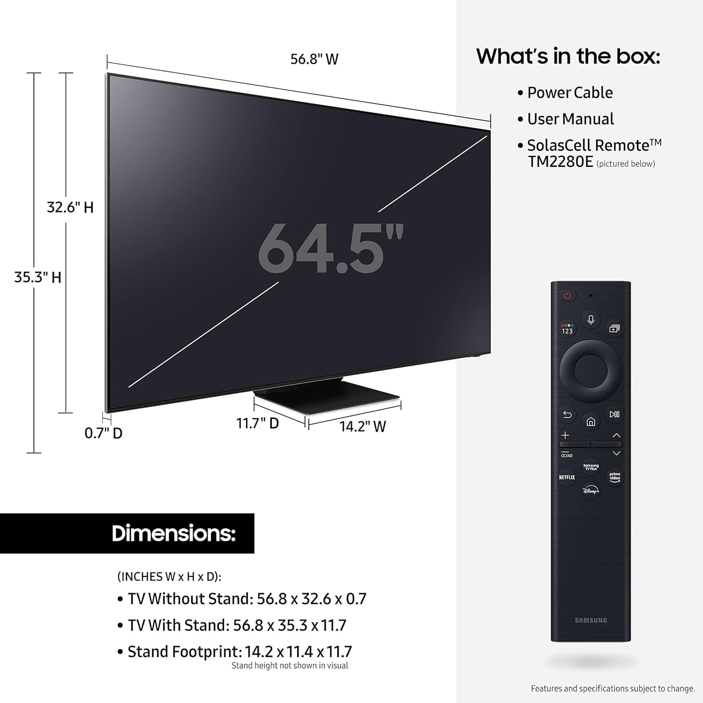 TV Samsung Neo QLED 8K QN800B Mini LED 65"